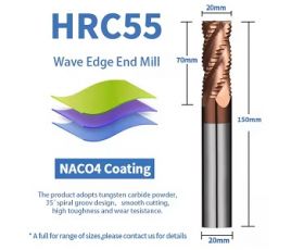 Dao phay ngón phá thô