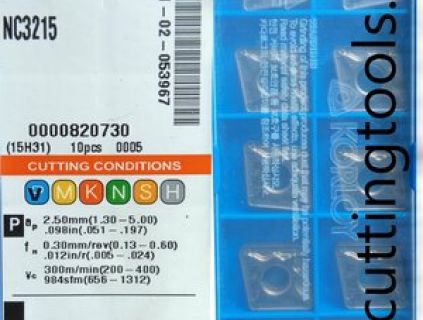 Mảnh dao tiện CNMG120412-HM NC3215