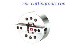 Mâm cặp thủy lực 2  chấu dạng lỗ thông