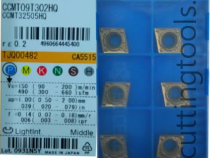 Mảnh dao tiện CCMT09T302HQ CA5515