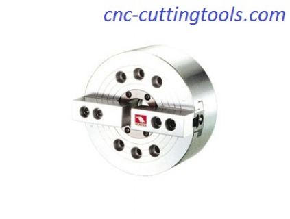 Mâm cặp thủy lực 2  chấu dạng lỗ thông