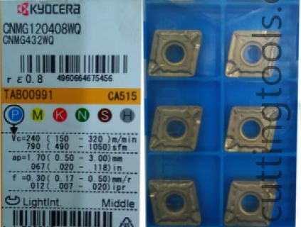 Mảnh dao tiện CNMG120408WQ CA515